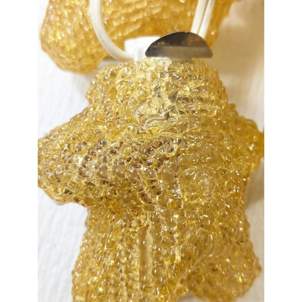 Vintage Gingerbread men cookies string Lights Christmas bowtie caps 6 ft decor